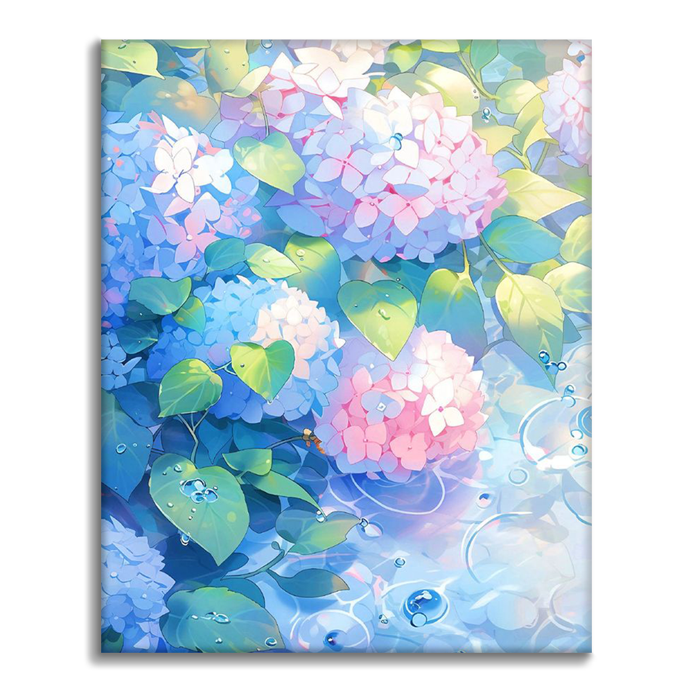 Flor De Luz Blanca - Pintar por Números