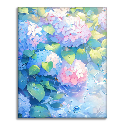 Flor De Luz Blanca - Pintar por Números