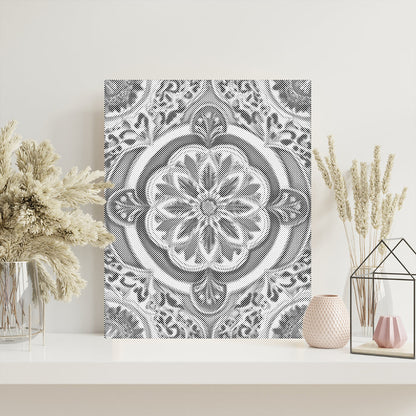 Golden Green Mandala - Pintura por puntos