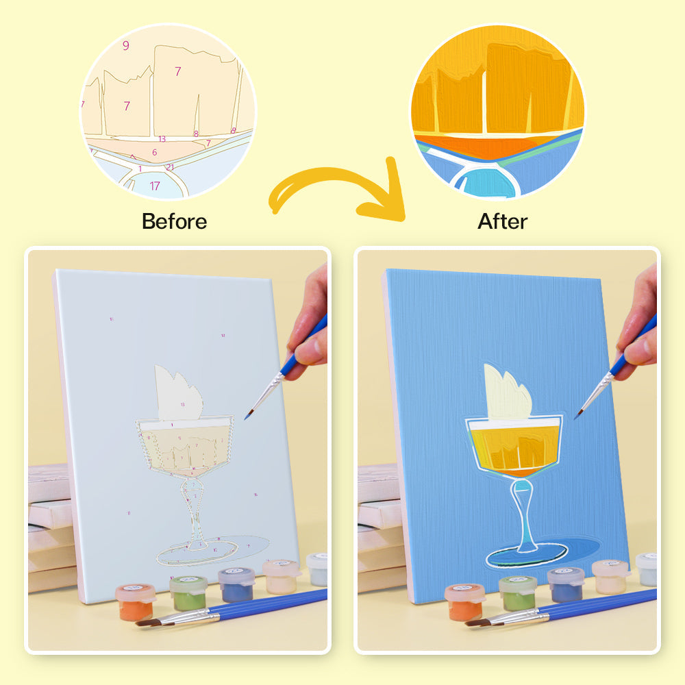 Arte Líquido – Pintar por números