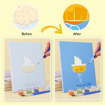 Arte Líquido – Pintar por números
