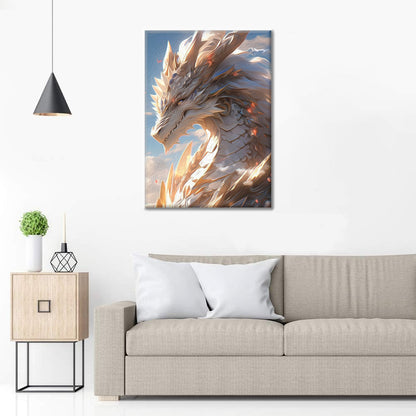 Retrato de dragón - Pintar por Números