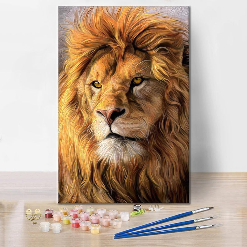 Leones africanos enormes - Pintar por Números