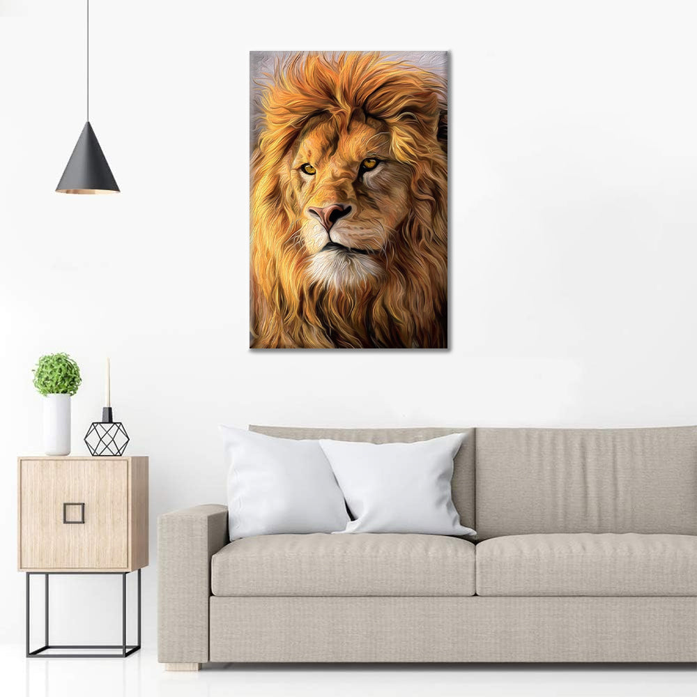 Leones africanos enormes - Pintar por Números