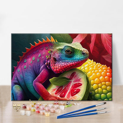 Iguana digital - Pintar por Números