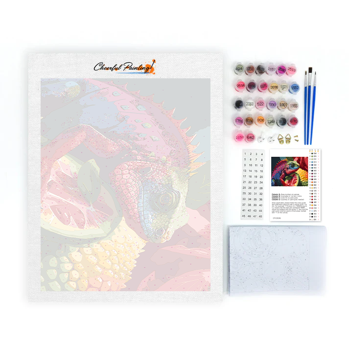 Iguana digital - Pintar por Números