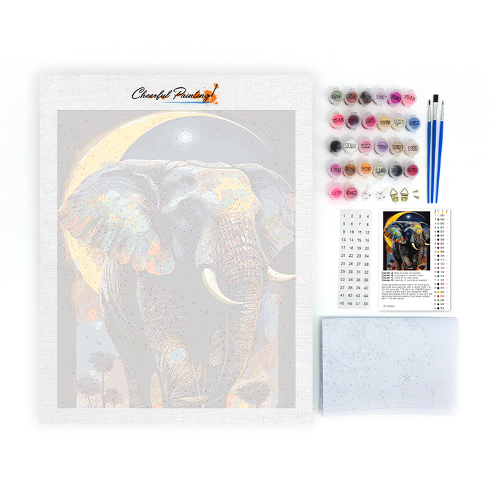 Me Encanta El Elefante - Pintar por Números
