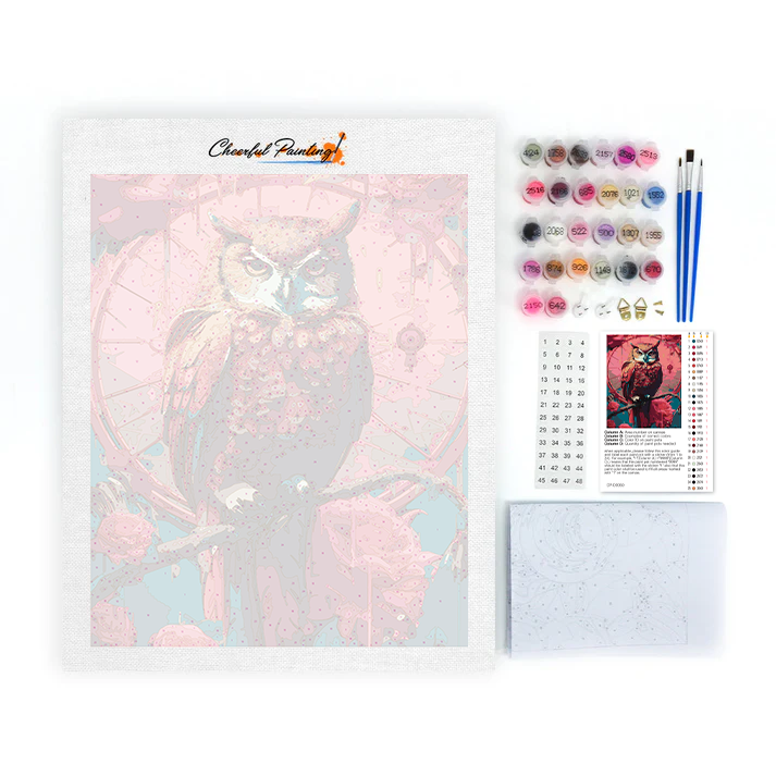 Un BúHo - Pintar por Números