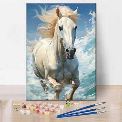 Majestuoso Caballo Corriendo - Pintar por Números
