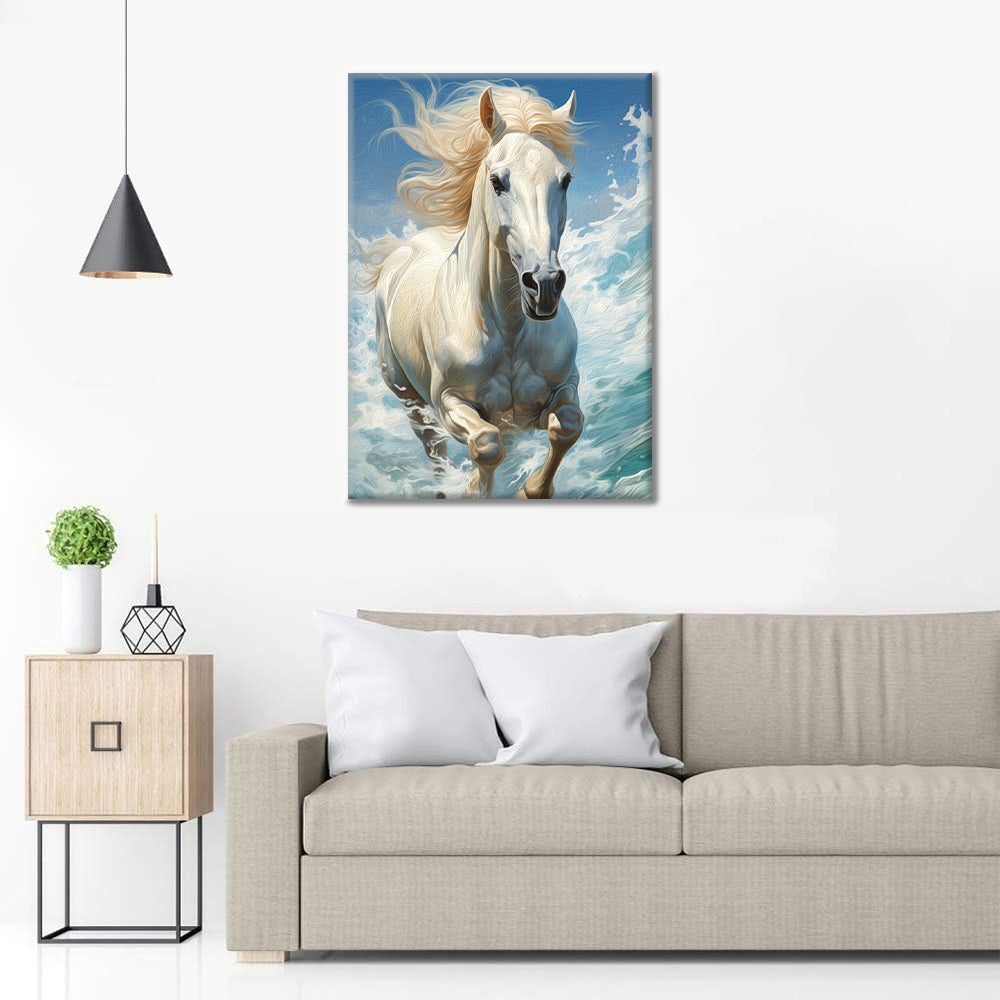 Majestuoso Caballo Corriendo - Pintar por Números