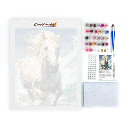 Majestuoso Caballo Corriendo - Pintar por Números