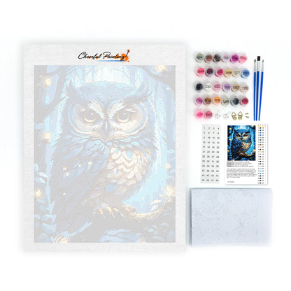 BúHo Azul - Pintar por Números