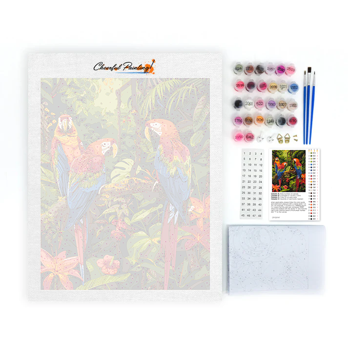 Guacamayo - Pintar por Números