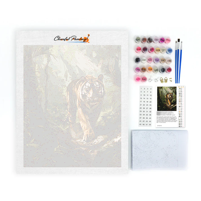 Tigre De Bengala - Pintar por Números