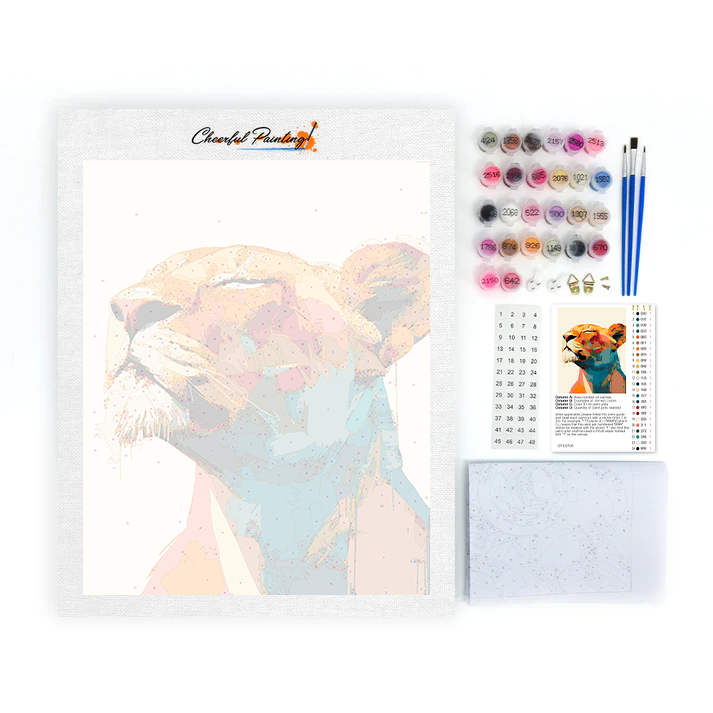 Una Oda Colorida A Lo Salvaje - Pintar por Números