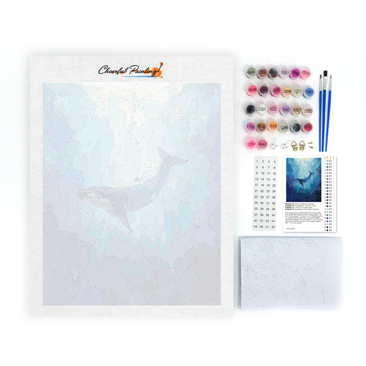 Ballena Azul - Pintar por Números