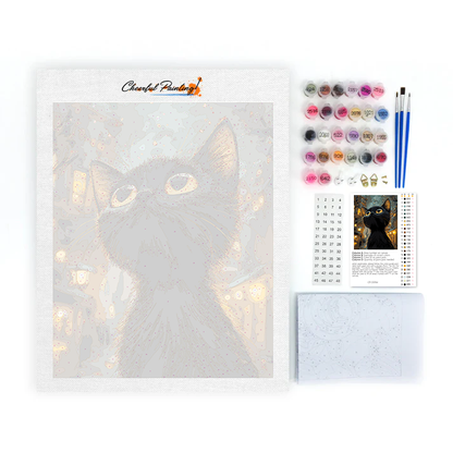 Gato Negro - Pintar por Números