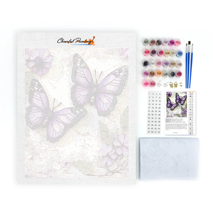 Mariposa Morada - Pintar por Números