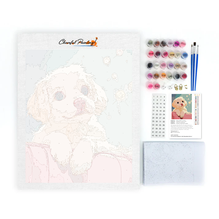 Momentos Caninos Acogedores - Pintar por Números