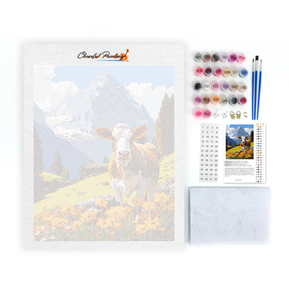 Vaca Suiza - Pintar por Números