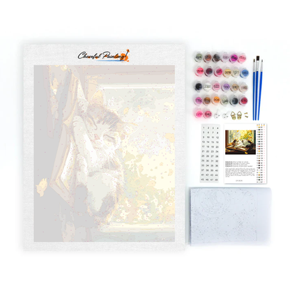 Gato Durmiendo - Pintar por Números
