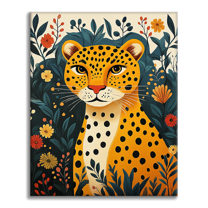 Leopardo de la Jungla - Pintar por Números