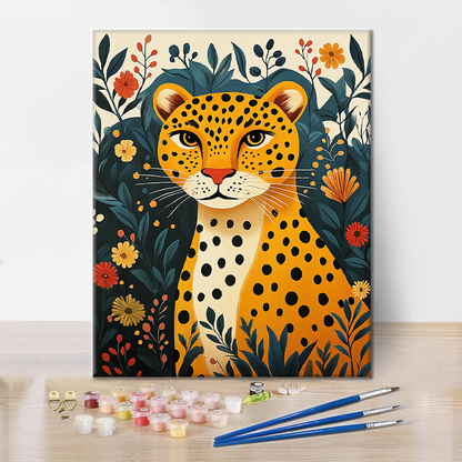 Leopardo de la Jungla - Pintar por Números