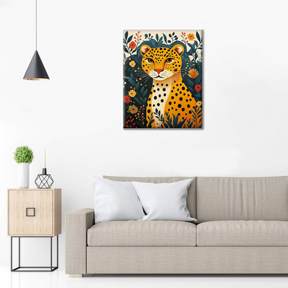 Leopardo de la Jungla - Pintar por Números