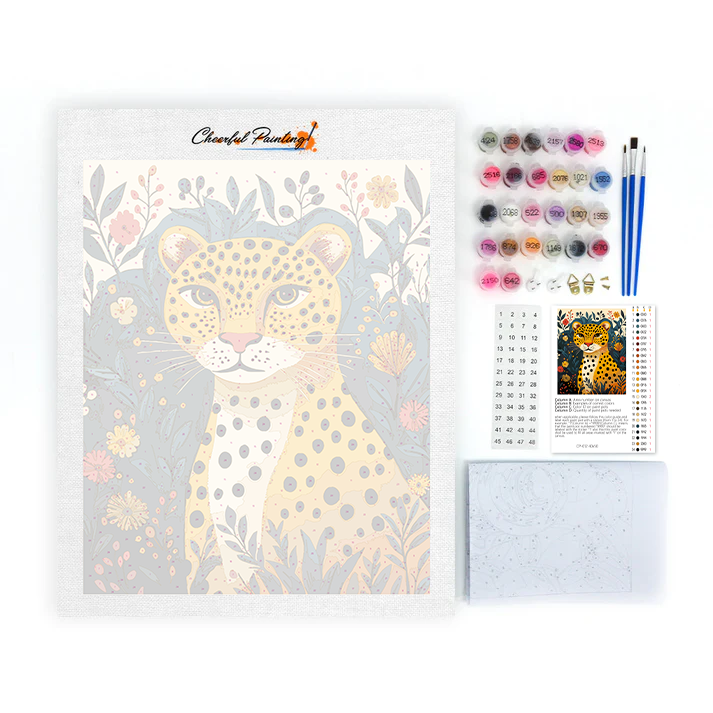 Leopardo de la Jungla - Pintar por Números