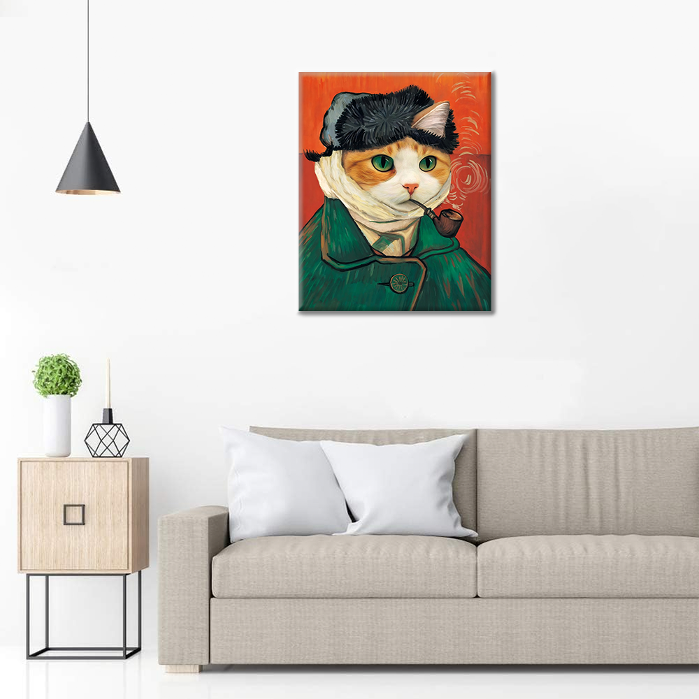 Autorretrato de Gato - Pintar por Números