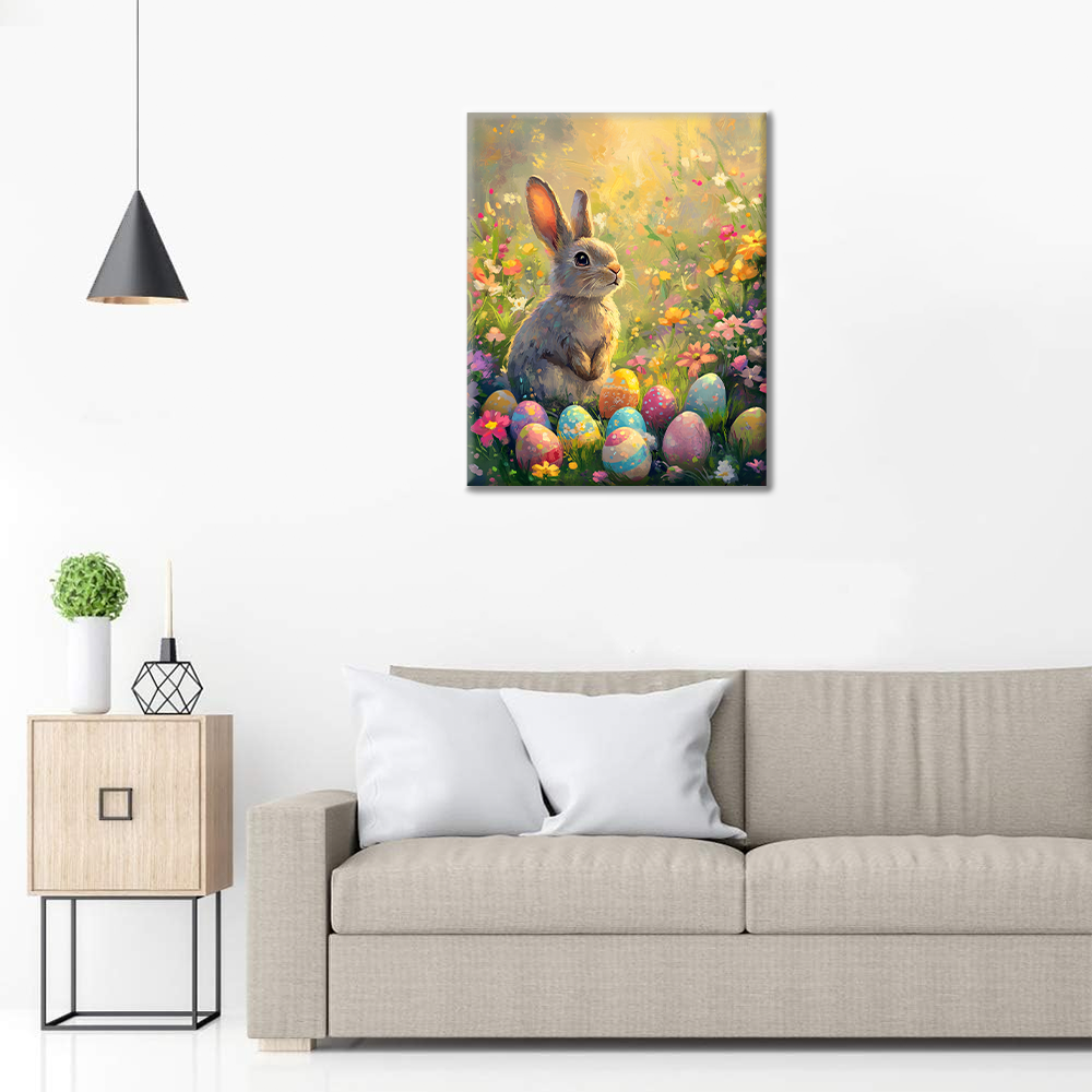 Conejo en el Jardín - Pintar por Números