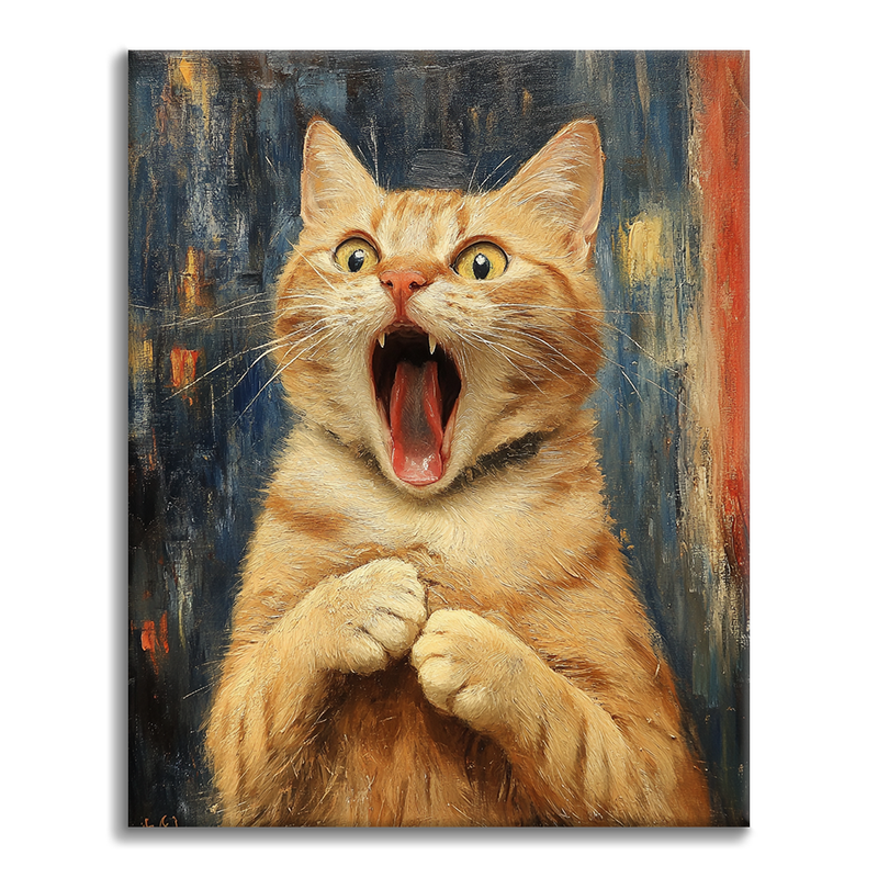 El Grito del Gato - Pintar por Números