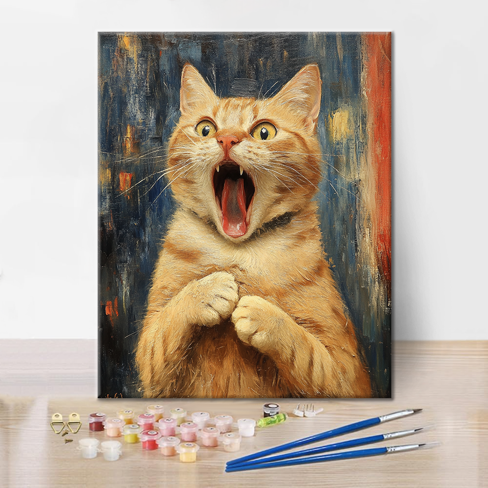 El Grito del Gato - Pintar por Números