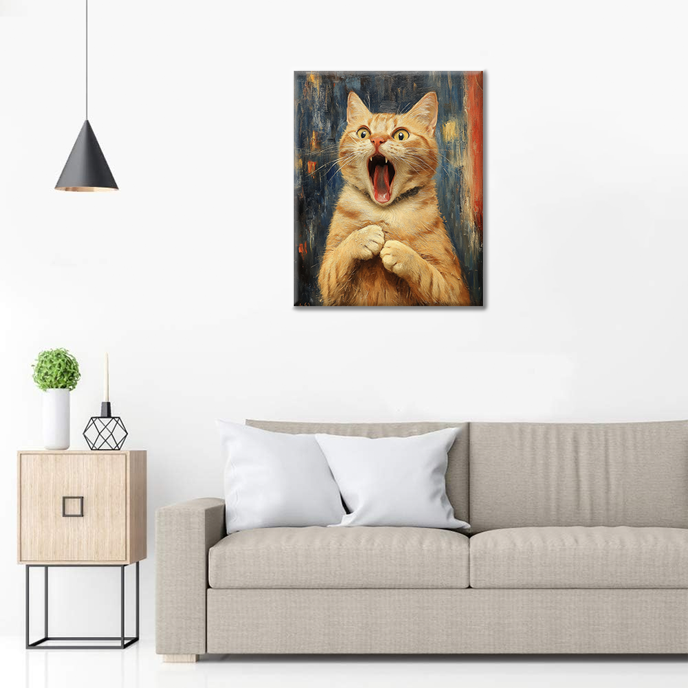 El Grito del Gato - Pintar por Números