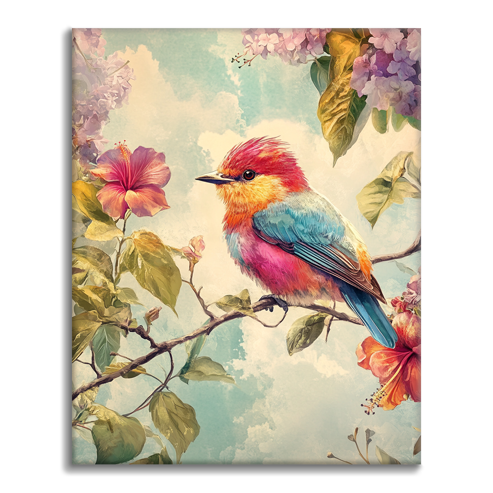 Pájaro Colorido - Pintar por Números