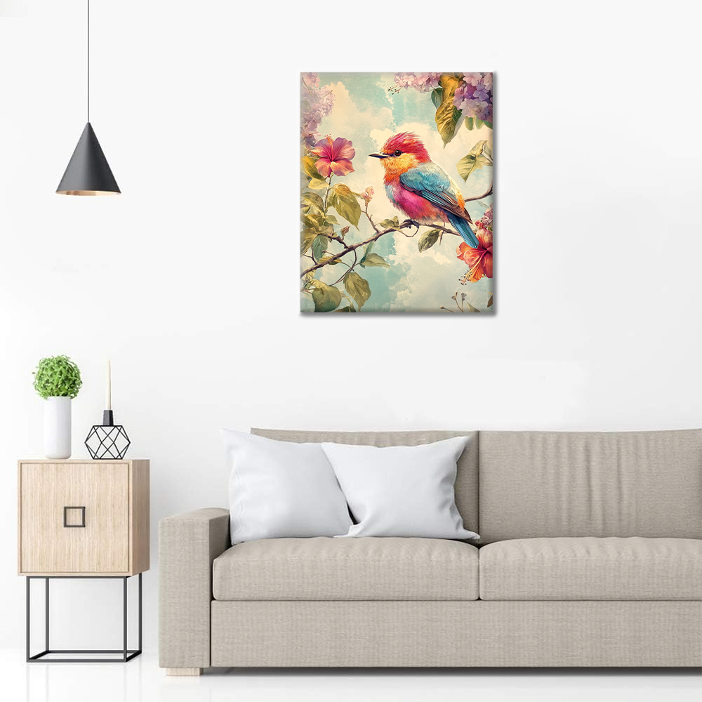 Pájaro Colorido - Pintar por Números