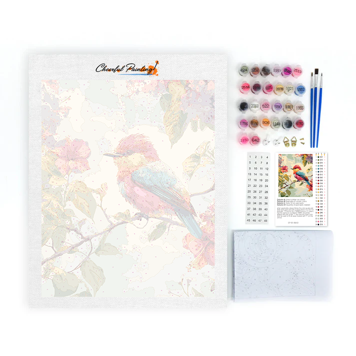 Pájaro Colorido - Pintar por Números