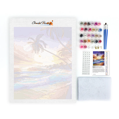 Playa Tropical - Pintar por Números