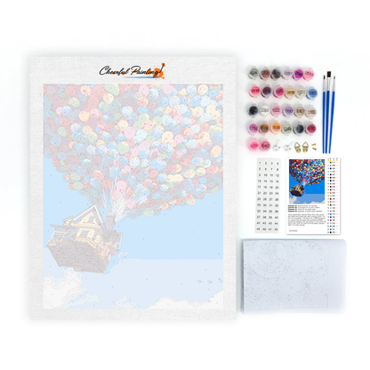 Globo colorido - Pintar por Números