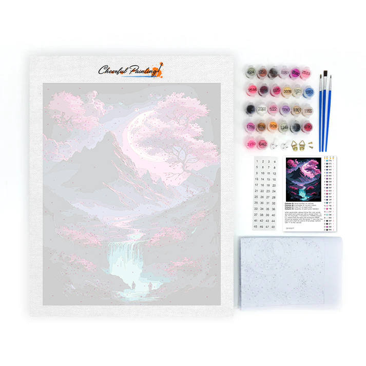 Arte del Valle de Sakura - Pintar por Números