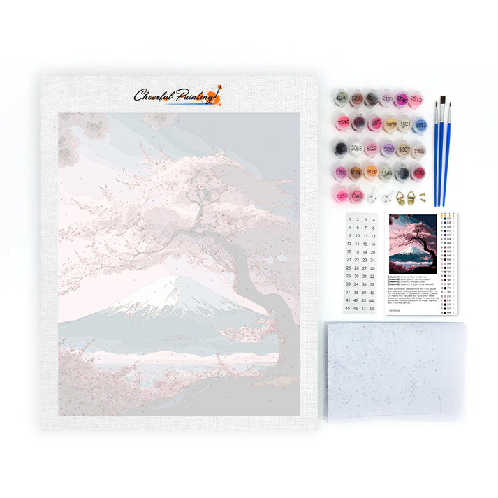 Flor de cerezo - Pintar por Números