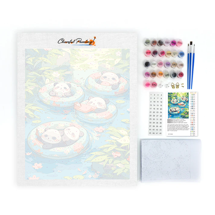 Lindo Panda - Pintar por Números