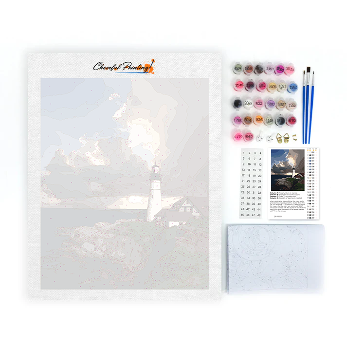 Faro Solitario - Pintar por Números