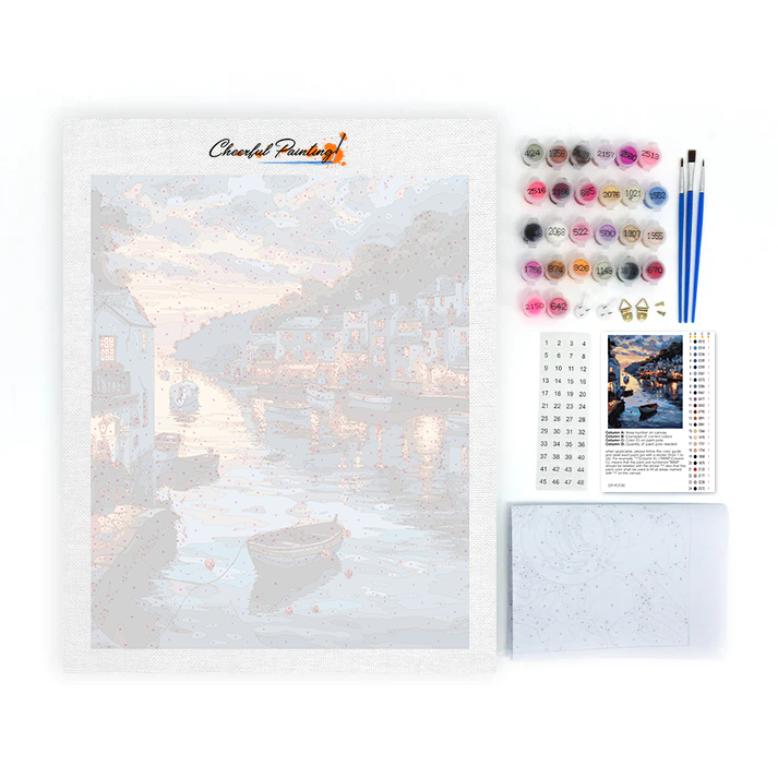Ciudad Del Atardecer - Pintar por Números