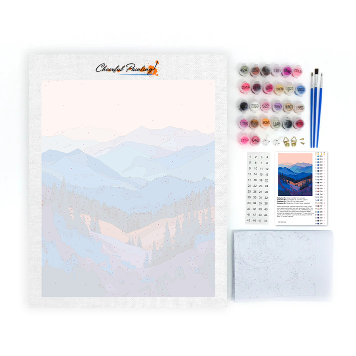 Horizontes Místicos - Pintar por Números