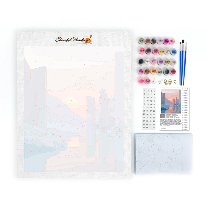 Amanecer Etéreo - Pintar por Números