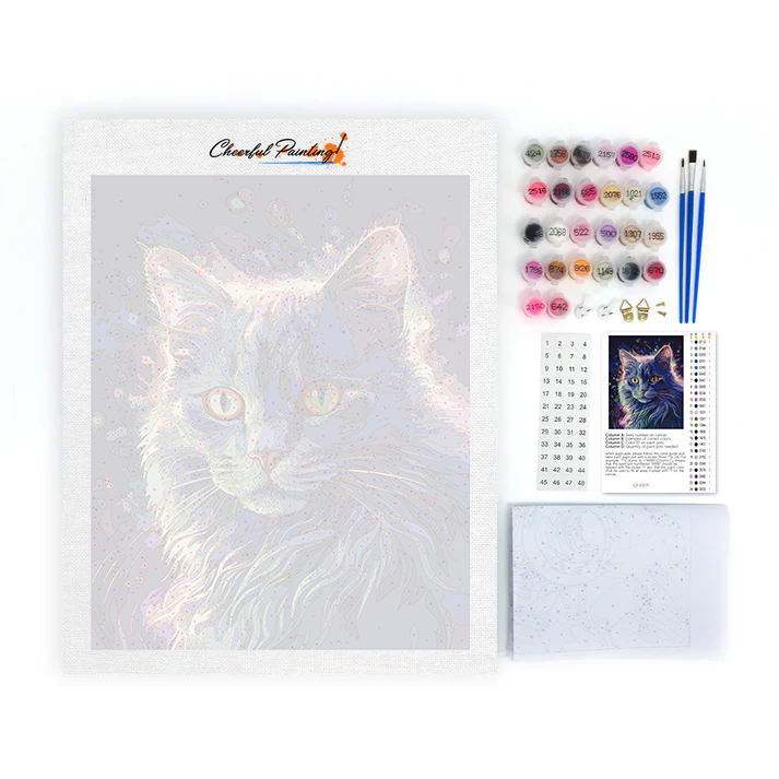 Gatito Mágico - Pintar por Números