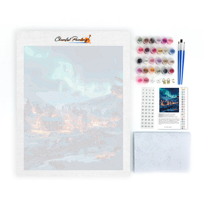 Ciudad suiza - Pintar por Números
