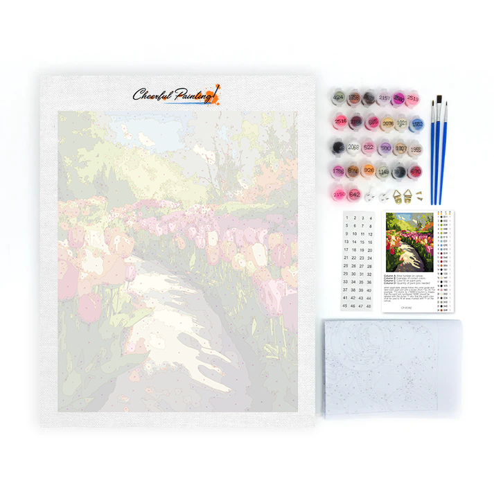 Camino De Los Tulipanes - Pintar por Números