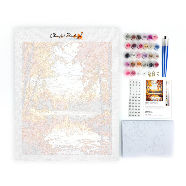 Bosque De Otoño - Pintar por Números